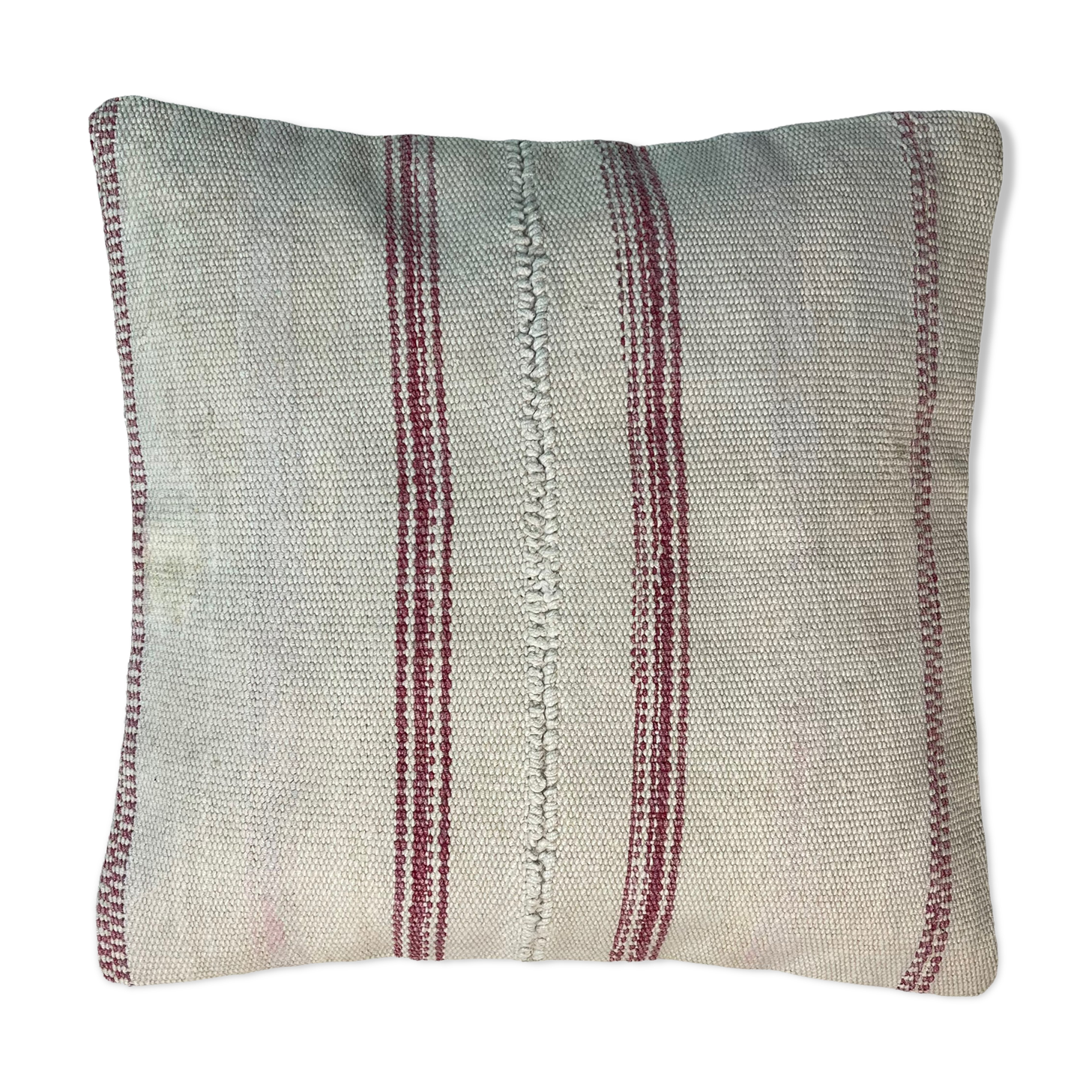Vintage turkish kilim cushion cover, 40 x 40 cm