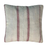 Vintage turkish kilim cushion cover, 40 x 40 cm