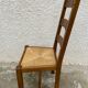 Set of 6 solid oak chairs