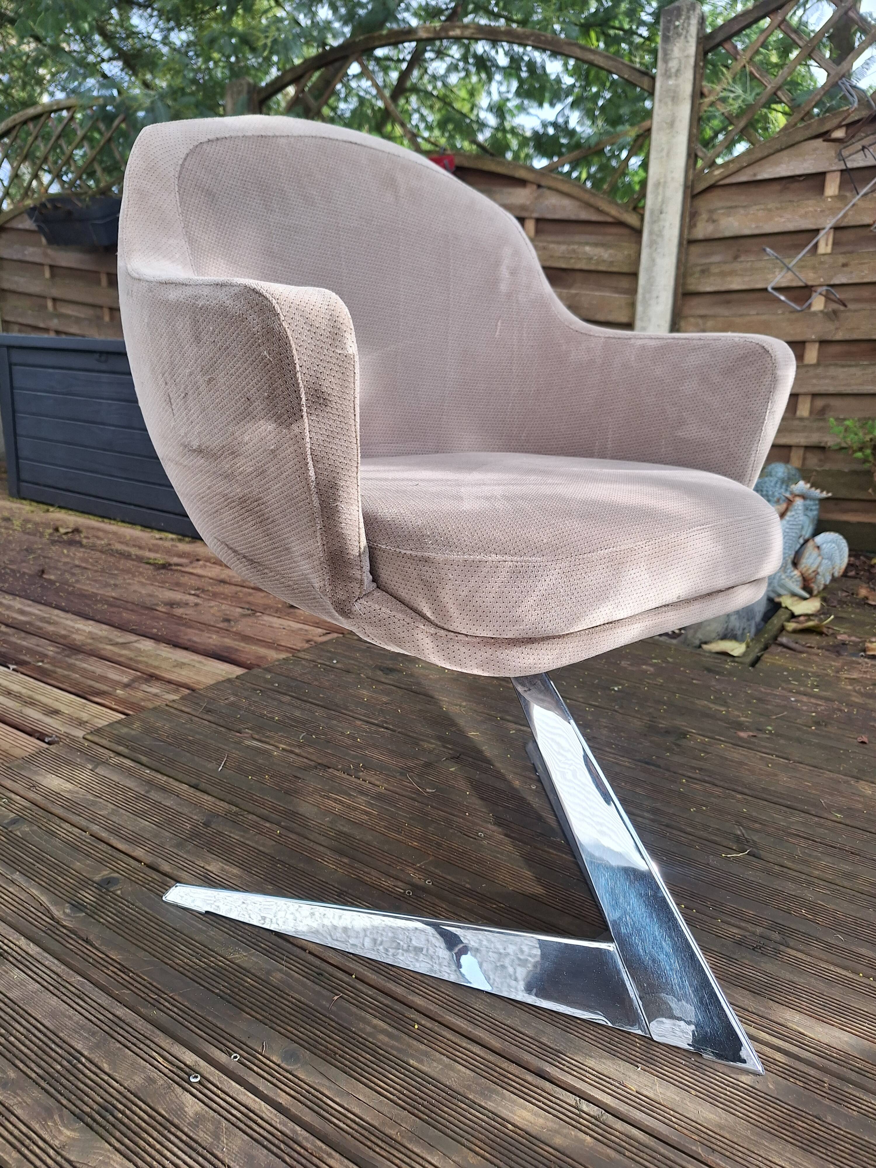 Jacques Adnet "Air France" armchair