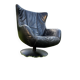 Fauteuil style egg chair et son ottoman