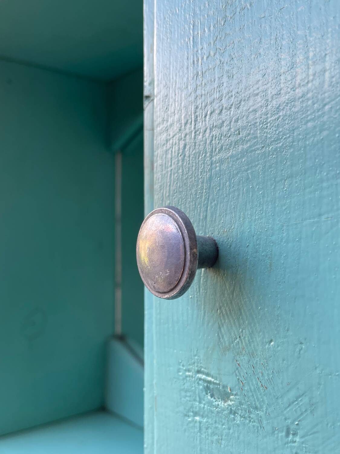 Old wall-mounted bathroom cabinet