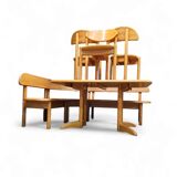 Very rare Ansager mobler set, table , sofa 3x chairs / corner bench