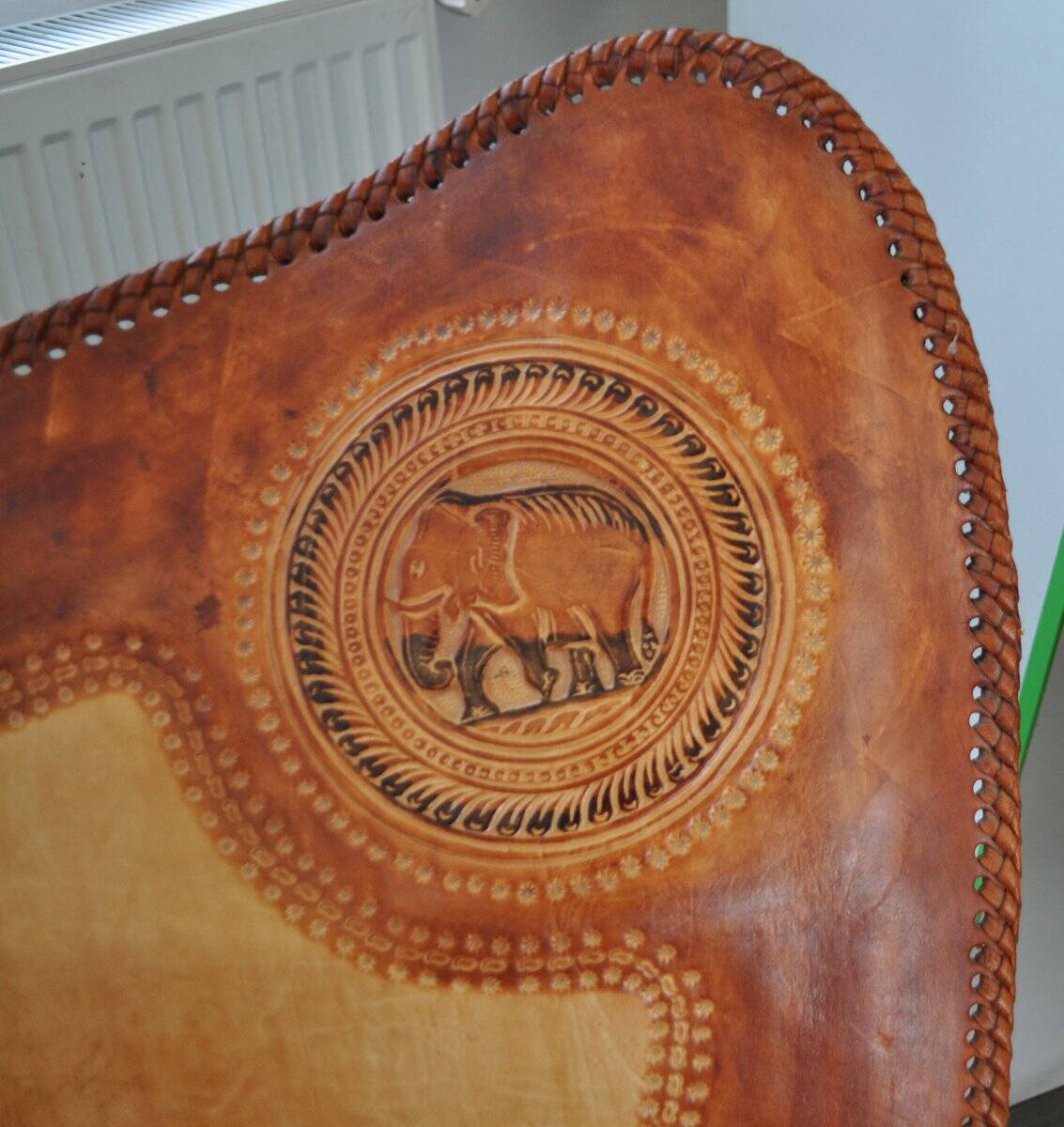 Vintage Leather Butterfly Chairs, Set of 2