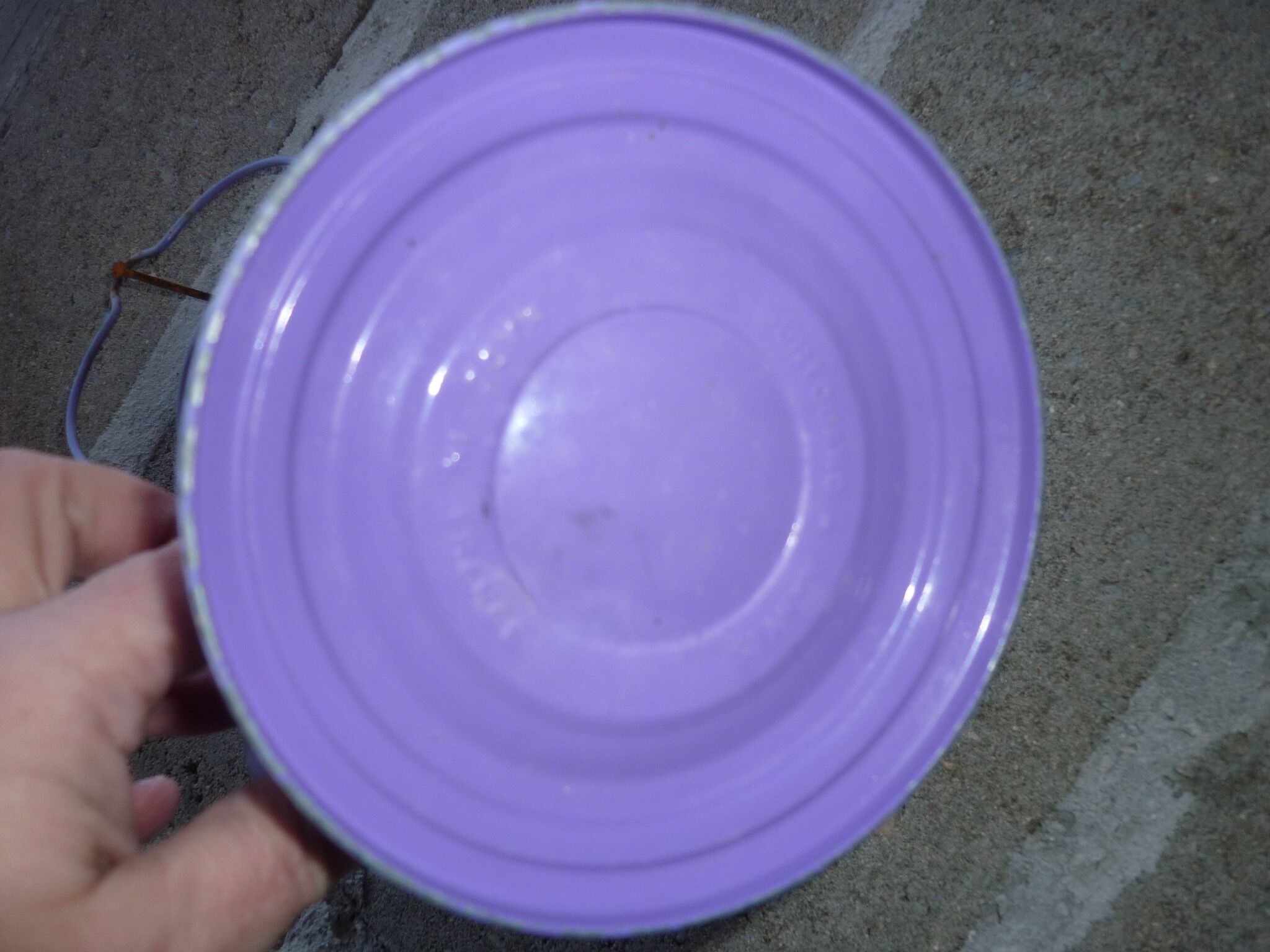 Guillouard purple oil storm lamp
