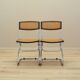 Set of two chairs, Bauhaus design, 1960s, production: Italy