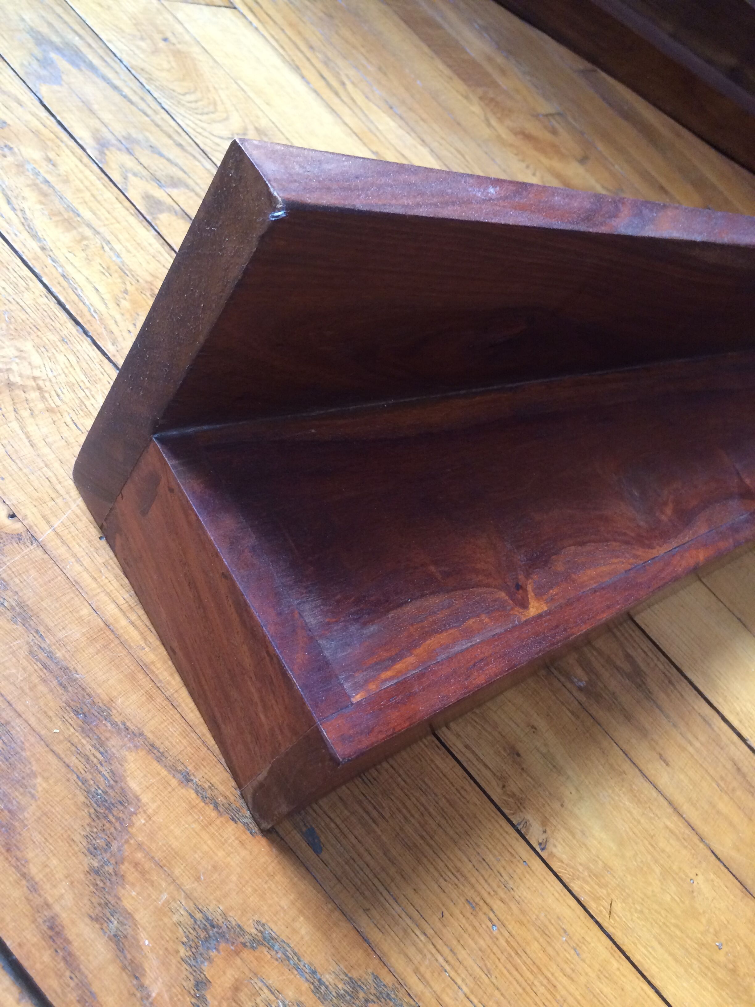 Massive teak shelf