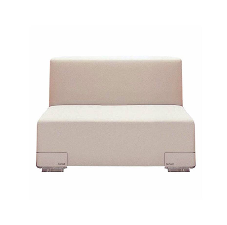 Ensemble Chauffeuse et Pouf "Plastics" - Design Piero Lissoni pour Kartell