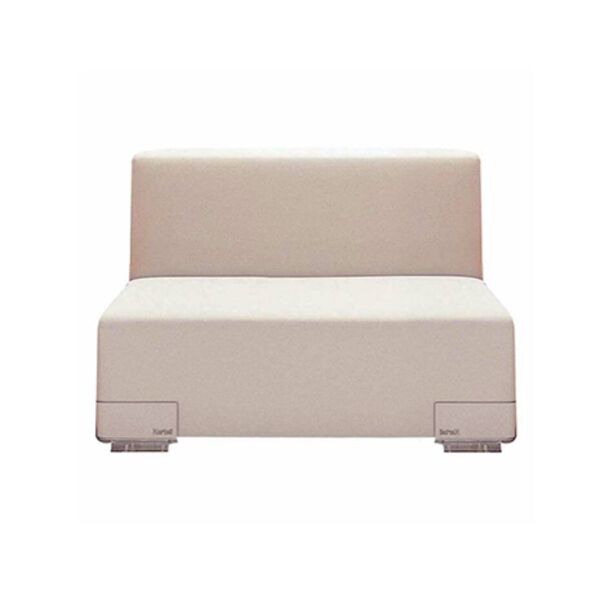 Ensemble Chauffeuse et Pouf ''Plastics'' - Design Piero Lissoni pour Kartell