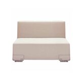 Ensemble Chauffeuse et Pouf "Plastics" - Design Piero Lissoni pour Kartell