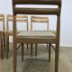 Oak dining chairs by Danish designer HW Klein for Bramin