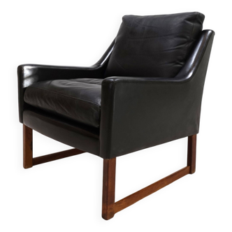 Fauteuil en cuir Kill International de Rudolf Bernd Glatzel, 1960