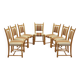 Henning Kjærnulf dining chairs, oak, Danish design, 1960s