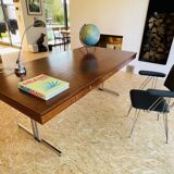 Vintage mahogany veneered desk