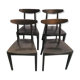 Set of vintage wooden chairs