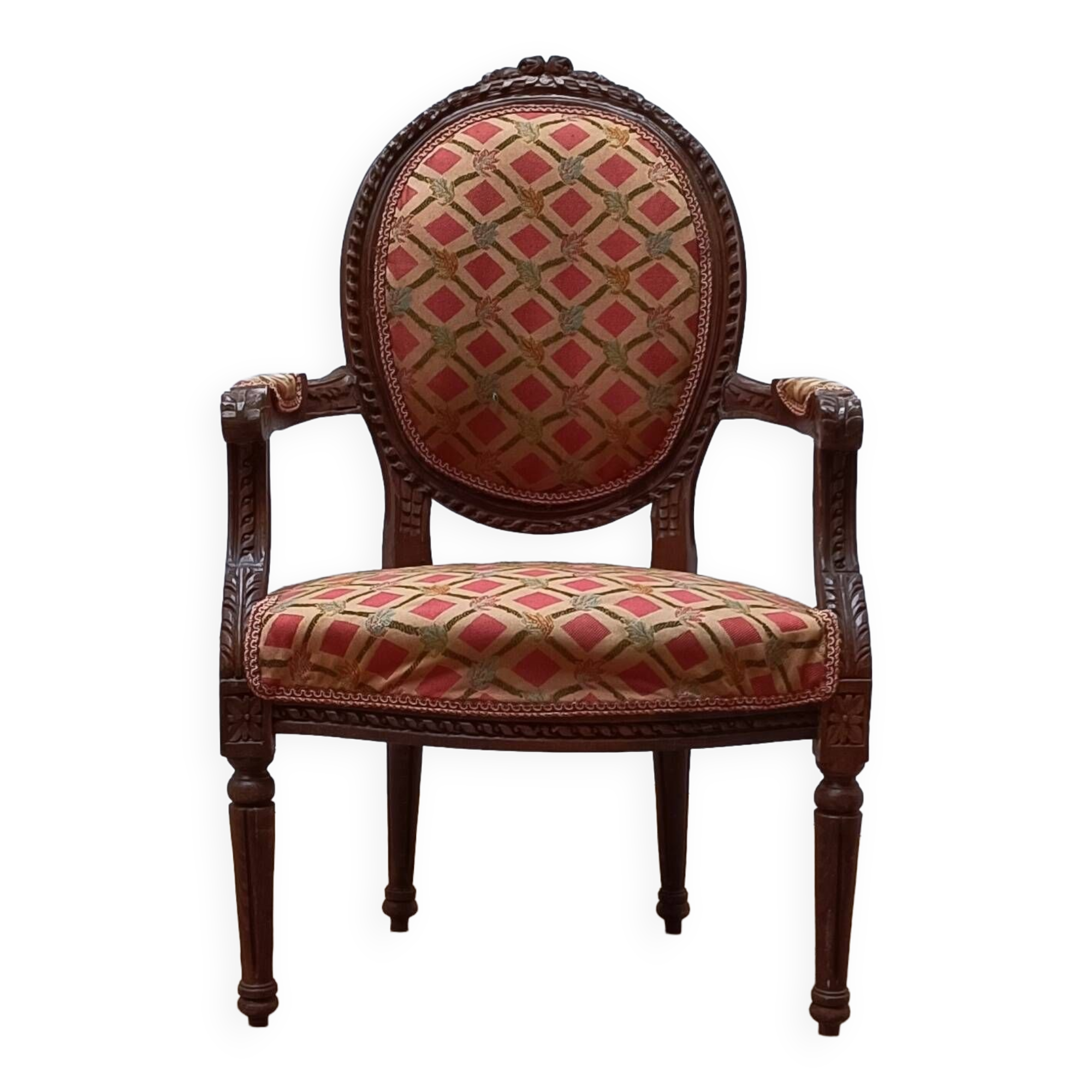 Vintage medallion armchair