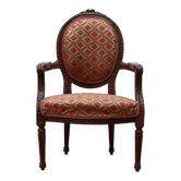 Fauteuil médaillon vintage