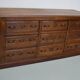 Antique French Oak Apothecary / Filing Cabinet / Kitchen Island, 1920/30s
