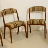 Pair of restored Baumann gondola chairs from the 60s.