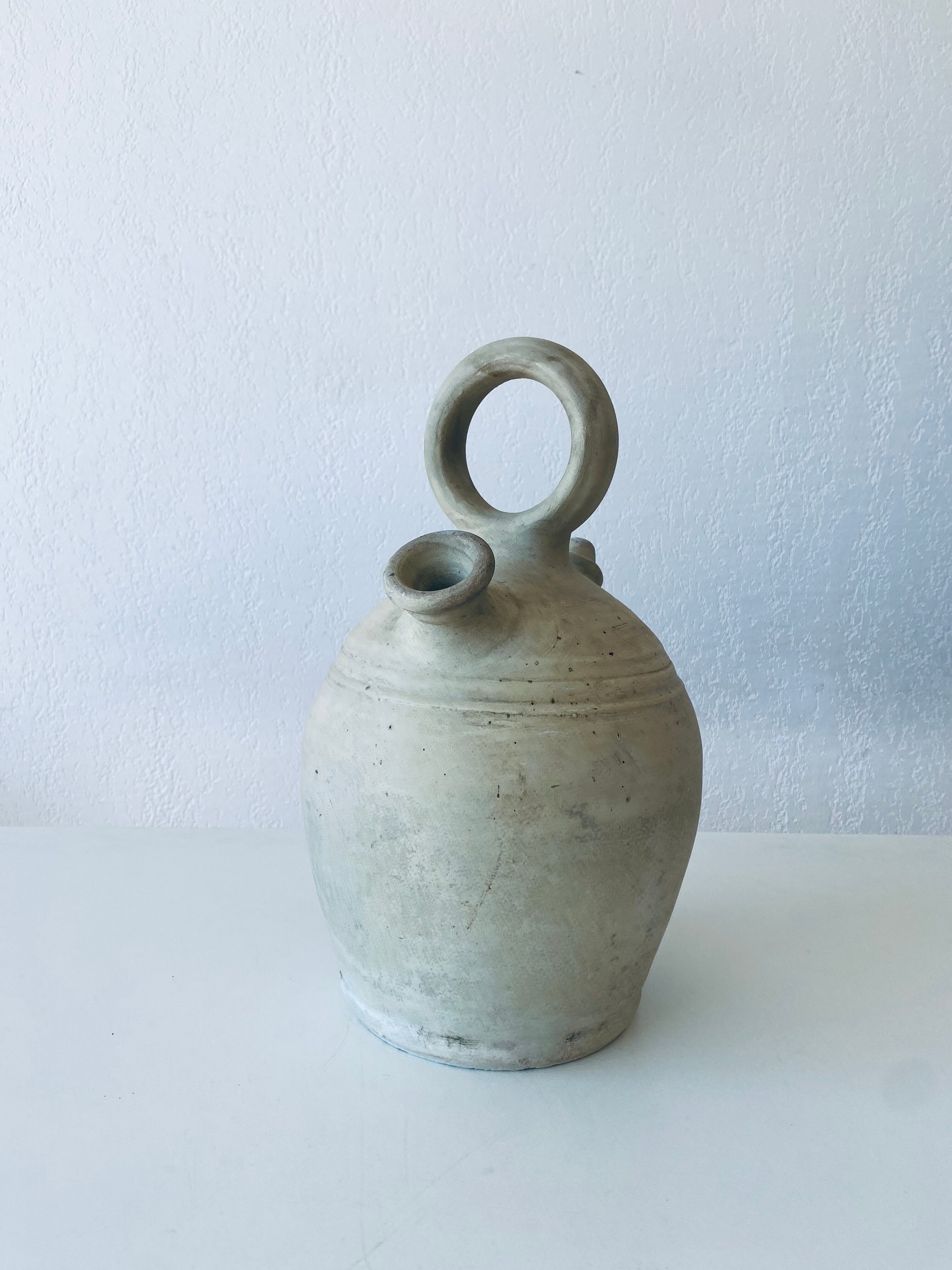 Gargoulette in white terracotta