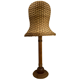 Lampadaire scandinave en rotin