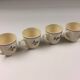 Set of 4 vintage Agreste mugs
