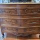 Curved oak chest of drawers in Louis XV style