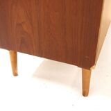 Commode scandinave "tallboy" en teck, Suède, 1950