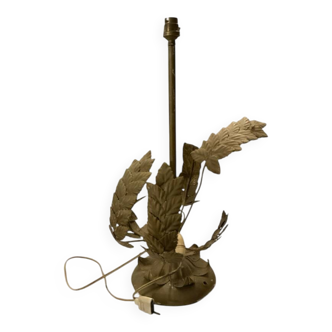 Vintage lamp base in the style of Charles Schneider – plant decoration in metal