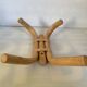 Wall-mounted bamboo coat rack