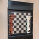 Chess game of the years with black lacquer and ivory board