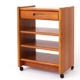 Vintage side table with drawer 1960s-1970s teak