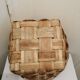 Vintage wooden basket for picking mushrooms