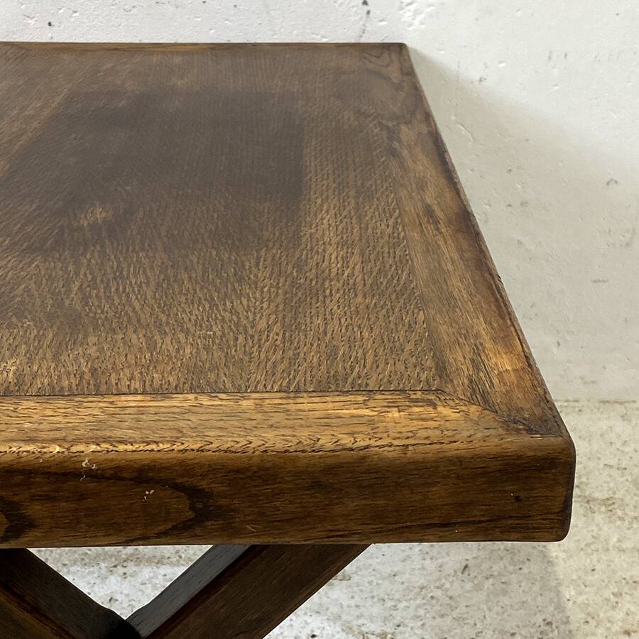 70's Brutalist Coffee Table Solid Oak