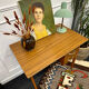 Bureau pieds compas formica