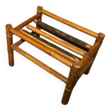 Small wicker rattan seat from the 50s/60s