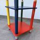 1980s side table with crayons, attributed to Pierre Sala.