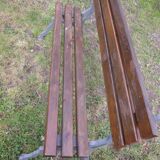 Cast-iron garden bench