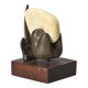 Sculpture en pierres libres sur piédestal bois, V. Bee, 1998