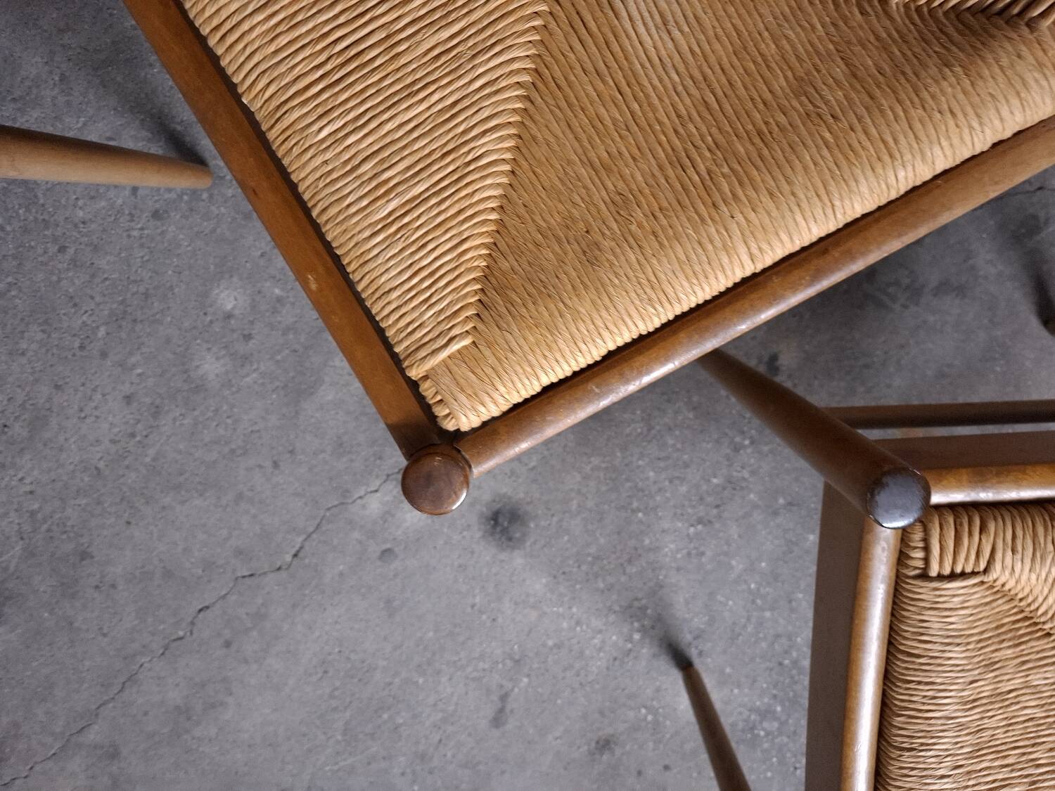 Set of 4 Dal Vera design chairs, Italy, 60s, 70s