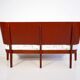 Danish two-seater sofa in beech model 2240 by Fritz Hansen