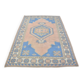 Vintage handmade floral rug sku3431