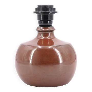 Lampe marron bordeaux en céramique Sncf Mardandises