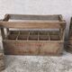 Lot of 4 vintage old wooden bottle racks