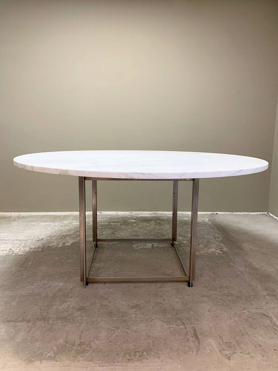 Danish vintage design dining table Poul Kjaerholm Fritz Hansen 'PK 54'