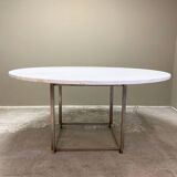 Danish vintage design dining table Poul Kjaerholm Fritz Hansen 'PK 54'