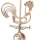 Max Le Verrier rooster candle holder