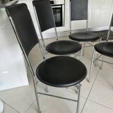 4 chairs signed calligaris
