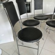 4 chairs signed calligaris