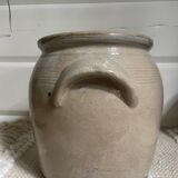 Glazed stoneware pot